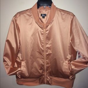 Satin Bomber Jacket
